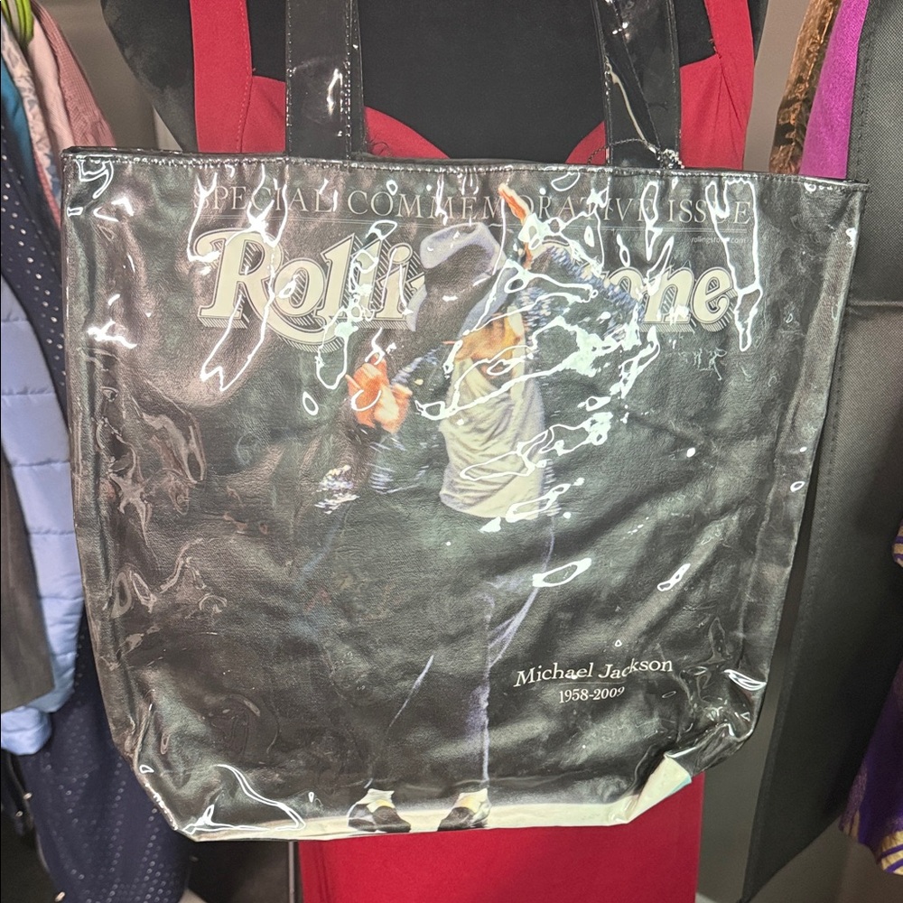 Michael Jackson Tribute Tote Bag - Black